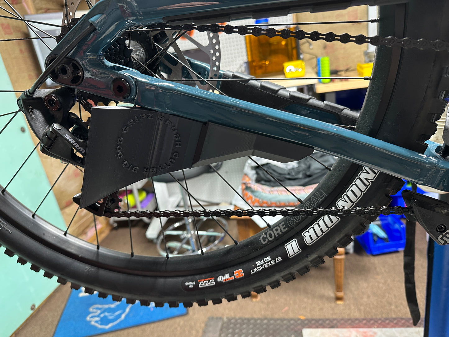 Brush Cutter Derailleur Guard